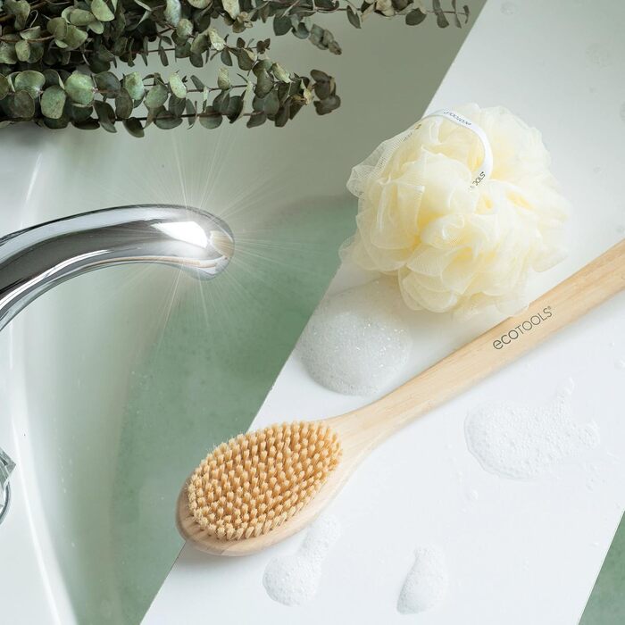 Щітка для тіла Ecotools Bamboo з бамбуковою щетиною, одностороння