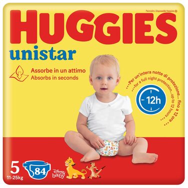 Підгузки Huggies Unistar, розмір 6 (15-30 кг), 72 шт.