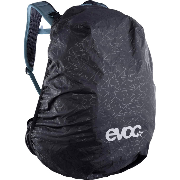 Рюкзак EVOC Explorer Pro 26 л сталевий, з системою вентиляції спини, поясом Airo Flex, відділенням для питної системи та дощовиком – якісний міський та туристичний рюкзак