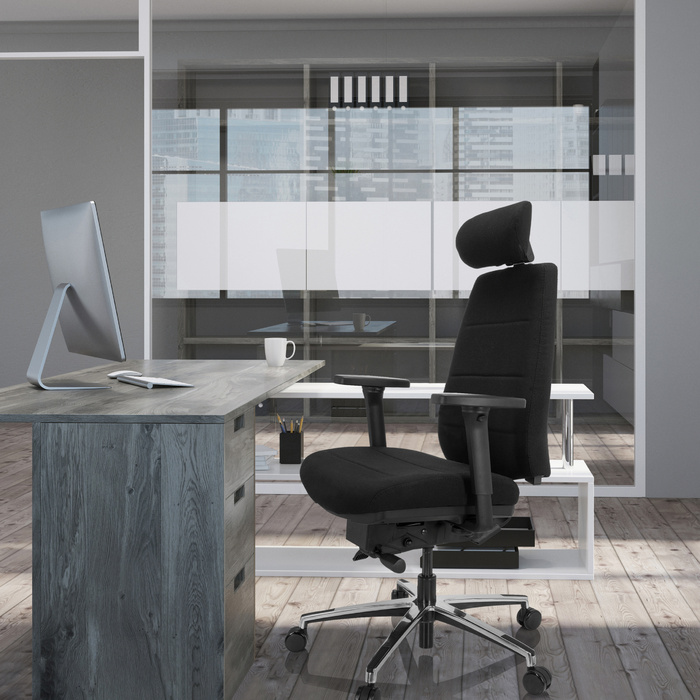 Офісне крісло / поворотне крісло PHOENIX PRO I Fabric Black HJH OFFICE
