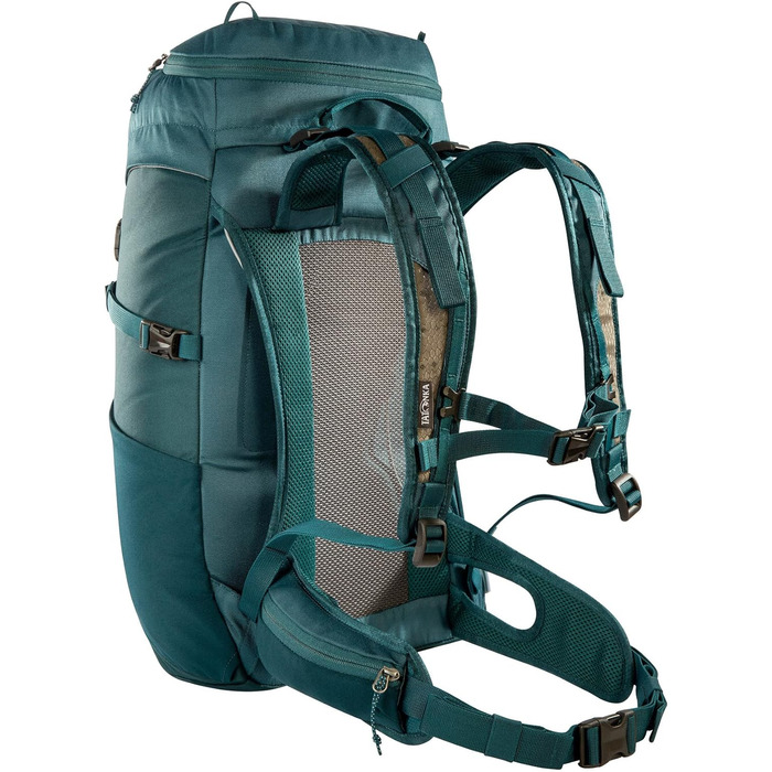 Рюкзак для туризму Tatonka Hike Pack 32 л із вентиляцією спини та дощовиком, легкий і зручний, бірюзово-зелений