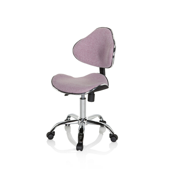 Дитячий письмовий стілець / дитяче крісло KIDDY GTI-3 тканина рожева hjh OFFICE