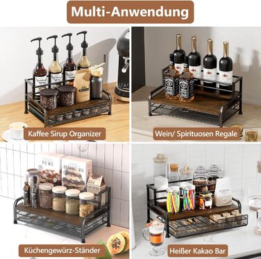 Сумка для капсул кави: органайзер для Dolce Gusto, Nespresso, Cafissimo з шухлядою на 35 капсул, чорний