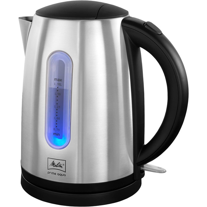 Чайник електричний Melitta Prime Aqua 1.7л нержавіюча сталь, 2200 Вт + Тостер WMF Bueno Edition нержавіюча сталь, 2 відділення, 800 Вт