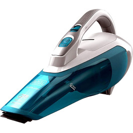 Акумуляторний ручний пилосос Black+Decker WDA315J 10.8В 1.5Аг, 2-в-1, для вологого та сухого прибирання, безмішковий, синьо-білий Dustbuster