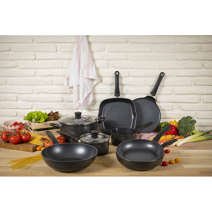 Млинцева пательня KUHN RIKON Easy Induction, алюмінієва, антипригарна, для індукції, 25 см, чорна