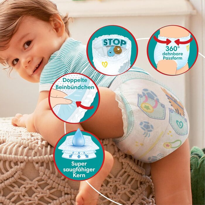 Підгузки-трусики Pampers Baby-Dry розмір 3 (6-11 кг), 192 шт.