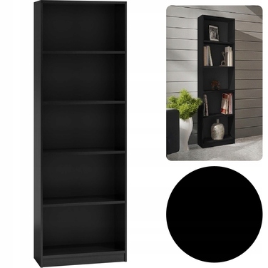 Стелаж TopEshop R40 (40 x 182 x 30 см), чорний
