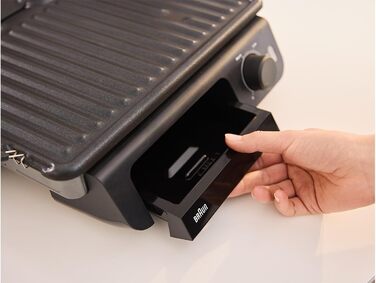 Електричний гриль Braun MultiGrill 7 CG7020: 3-в-1 (контактний гриль, BBQ, духовка), 2000W, велика поверхня (12 бургеров), чорний