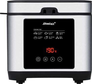 Фритюрниця Steba DF 150, 1200 Вт, таймер, регулятор температури, дисплей, нержавіюча сталь