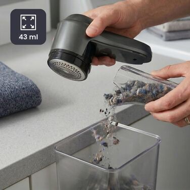 Акумуляторна машинка для видалення ковтунів BLACK+DECKER, бездротова з USB-зарядкою, 90 хв роботи