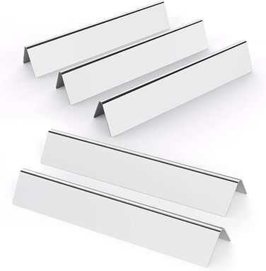 Ароматизуючі пластини Flavorizer Bars з нержавіючої сталі для гриля Weber Spirit I & II 300 серії, 38,9 см, модель 7636 – змінні захисні пластини для грилів E310, E320, E330, S310, S320, S330
