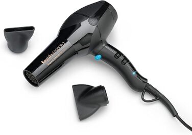 Фен для волосся Diva Styling Rapida 4000 Pro, 4 температурні та 2 швидкісні режими, Cool-Shot, надійний AC-мотор, чорний онікс