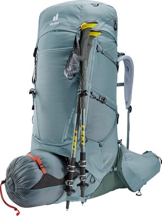 Жіночий трекінговий рюкзак deuter Aircontact Core 55+10 SL, 2024, 65 л, shale-ivy