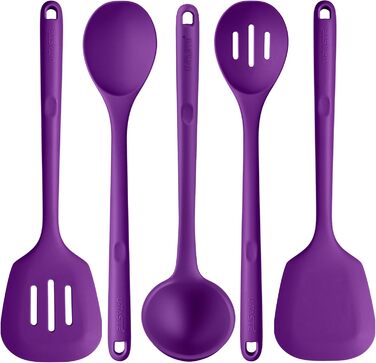 Набір кухонних аксесуарів U-Taste з силікону (5 шт.) - термостійкий, BPA-free, антипригарне покриття