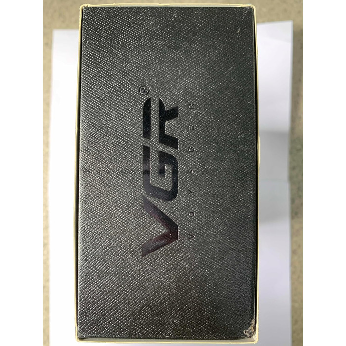Професійна машинка для стрижки волосся VGR 003 Fresh Fade, акумуляторна/мережева, з LED-дисплеєм, чорна