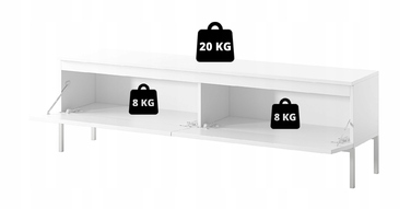 ТВ-тумба Bemmi 150 см, темно-зелена — Selsey Design