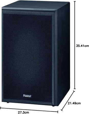 Поличні пасивні колонки Magnat Monitor Supreme 202, Hi-Fi акустична система (пара), чорні