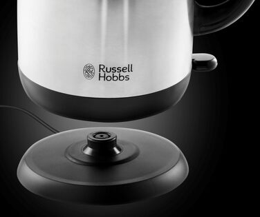 Тостер Russell Hobbs Adventure нержавіюча сталь на 2 тости, з підставкою для булочок, 6 режимів, розморожування, підігрів, Lift & Look, 850 Вт 24080-56 + Чайник електричний 1,7 л