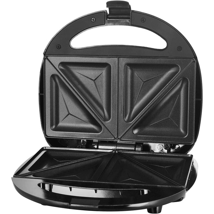 Сендвічниця Emerio 750 Вт, антипригарна, BPA-free, класична трикутна форма, легке очищення