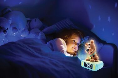 Дитячий ліхтарик-годинник Lexibook Disney Stitch RL800D1: Нічник з мелодіями, LCD-дисплей, рожевий
