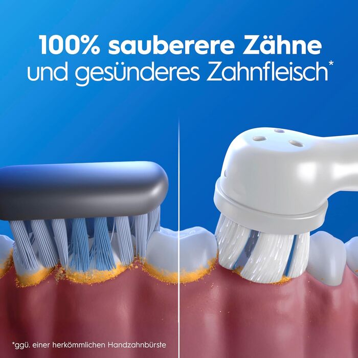 Електрична зубна щітка Oral-B iO Series 3, світло-блакитна (Ice Blue), 1 щітка + 3 смінні насадки