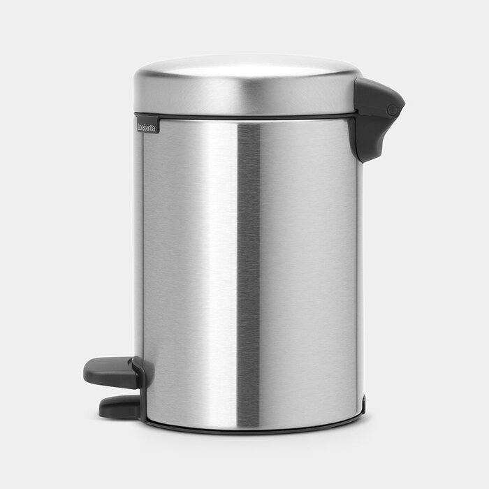 Педаль 3L Сміттєвий бак безшумний сталевий матовий NewIcon Brabantia