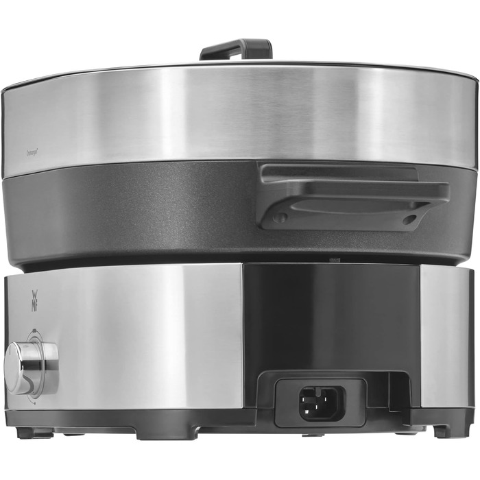 WMF Küchenminis 220 Вт: Міні-пароварка з контейнером для ланчу, компактний, Cromargan® матовий (Пароварка та Hot Pot)