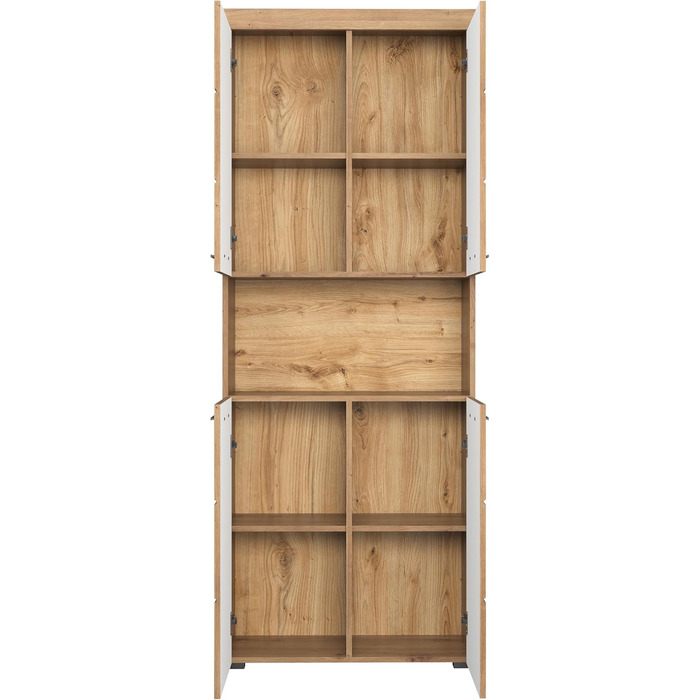 Шафа для ванної кімнати Trendteam Amanda, висока, широка, 73x190x31 см, дуб асті, сучасний дизайн