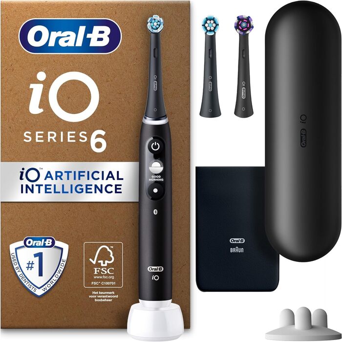 Електрична зубна щітка Oral-B iO Series 6, чорна