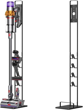 Підставка-органайзер Foho для пилососів Dyson Gen5, V15s, V15, V12 Slim, V11, V10, V8, V7, V6 — тримач аксесуарів, напольна, без свердління