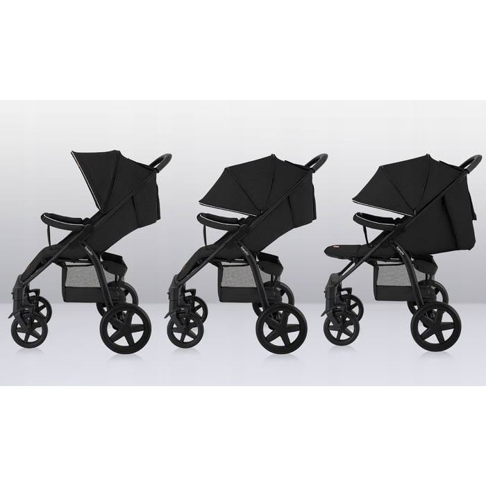 Дитячий прогулянковий візок Lionelo LO-ANNET PLUS BLACK CARBON