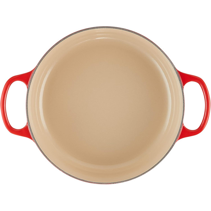 Гусятниця Le Creuset з чавуну, 24 см, вишнева, преміум якість