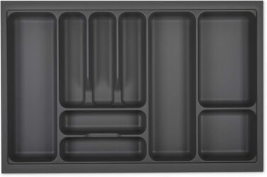 Лоток для столових приборів Orga-Box I 719x473 мм, оріон-сірий, з перловою структурою та антиковзким покриттям для Tandembox Antaro/Intivo і ModernBox, для шафи 80 см