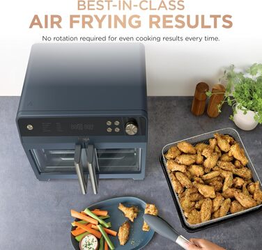 Мультипіч Ninja French Door Premier Air Fry Oven 10-в-1, 20.3 л, з аксесуарами (кошик 5 л, деко, решітки), FO101BK, Cyberspace