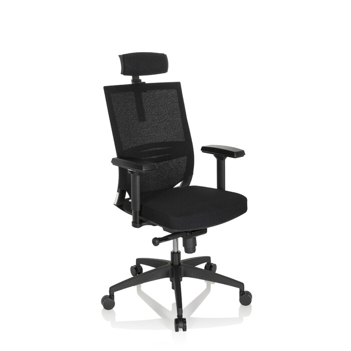 Офісне крісло / Крісло керівника PORTO MAX HIGH I Fabric Black HJH OFFICE