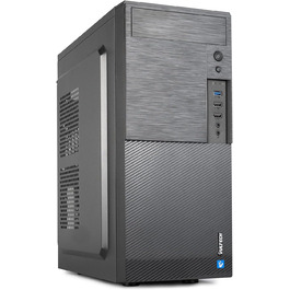 Компактний ATX корпус VulTech VCO-A1699 Rev 2.1, чорний, без блоку живлення, 2x USB 2.0, 1x USB 3.0