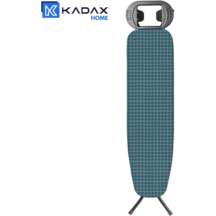 Праскадошка KADAX з антиковзкими ніжками, регульована висота, темно-синя, з підставкою для праски, міцна для парового прасування