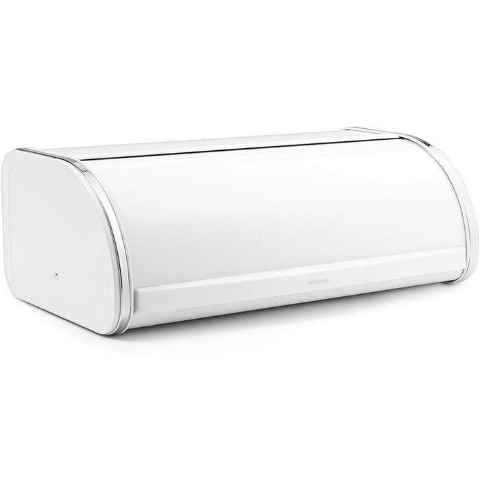Контейнер для хліба Brabantia Rollbrotkasten з матової сталі, білий, великий