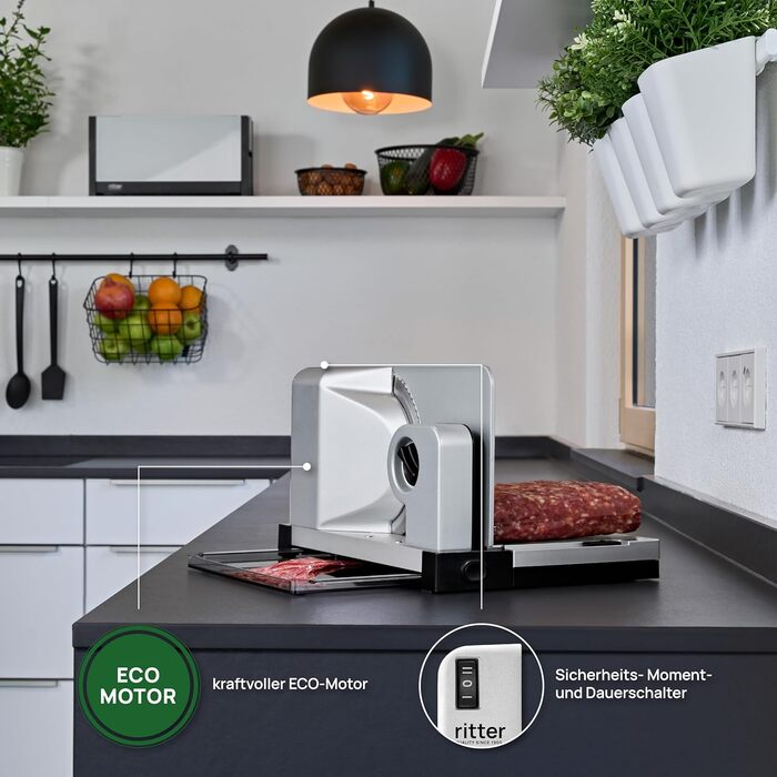 Електрична металева скиборізка для хліба та продуктів ritter icaro 5, складана, виробництво Німеччина