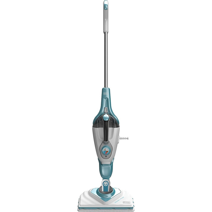 Парова швабра BLACK+DECKER BHSM168DSM-QS 2-в-1, 1600 Вт, Delta-головка, рукавиця SteaMitt, AutoSelect, набір насадок, екологічна ефективна прибирання