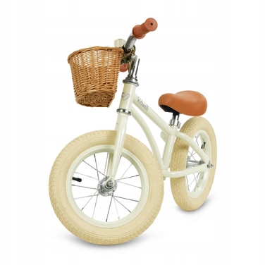 Дитячий біговель Kidwell Retro Classy з кошиком, колір Cream