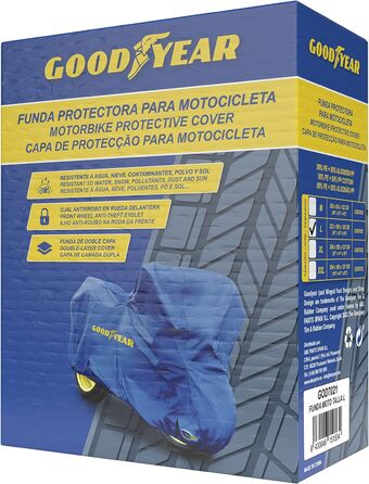 Чохол для мотоцикла Goodyear, розмір L, водонепроникний захист
