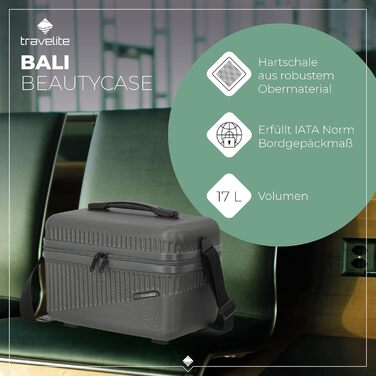 Набір валіз Travelite Bali (3 шт.): L/M/S, зелений, ABS, з TSA замком
