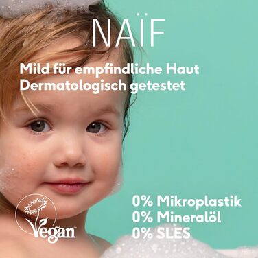 Дитячі вологі серветки Naïf без пластику, 864 шт (16 пачок по 54 шт) для обличчя, тіла та гігієни дитини, 99% води, без спирту та віддушок