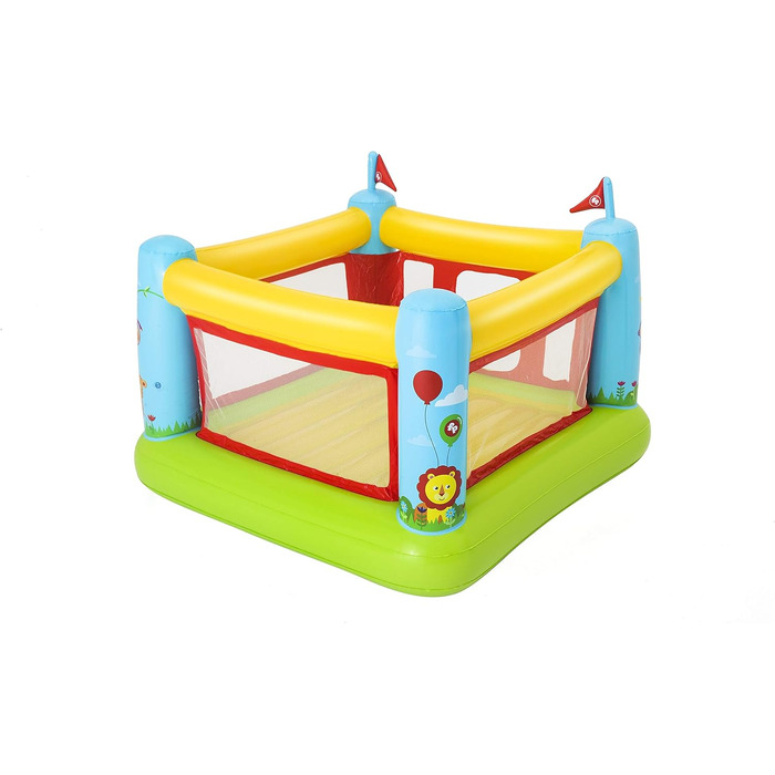 Надувний батут Bestway Fisher-Price Bouncetastic 175x173x135 см для дітей