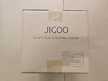 Пилосос для пилових кліщів JIGOO J300 з сенсором, UV-лампою та LED-індикатором, 500 Вт, для алергіків, видаляє 99,9% алергенів з матраців, ліжок і диванів