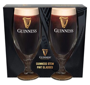 Бокали для пива Guinness з ніжкою, 2 шт. - Оригінал з Ірландії