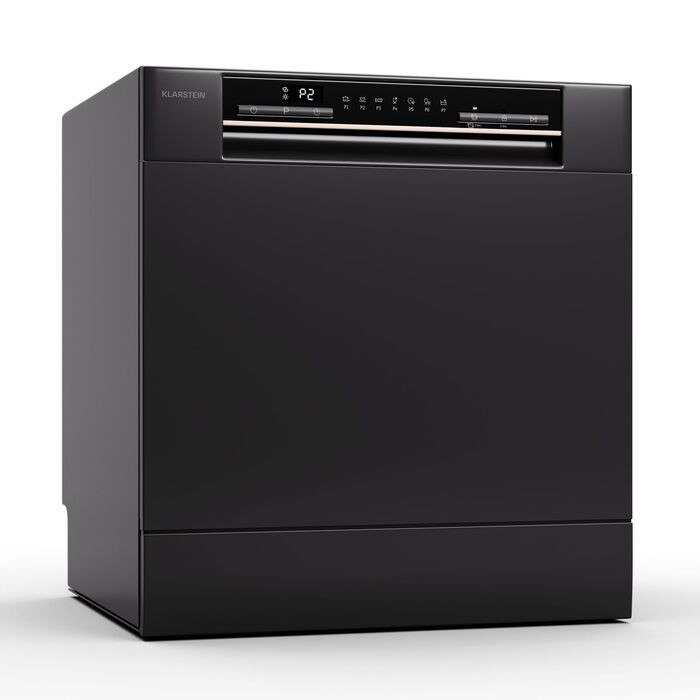 Посудомийна машина Klarstein Mini 6 комплектів, тиха, компактна, 7 програм, для дому, офісу, кемпінгу, з підключенням до води
