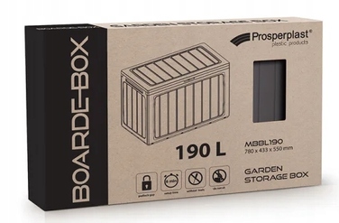 Садова скриня Prosperplast BoardeBox 190 л, коричнева